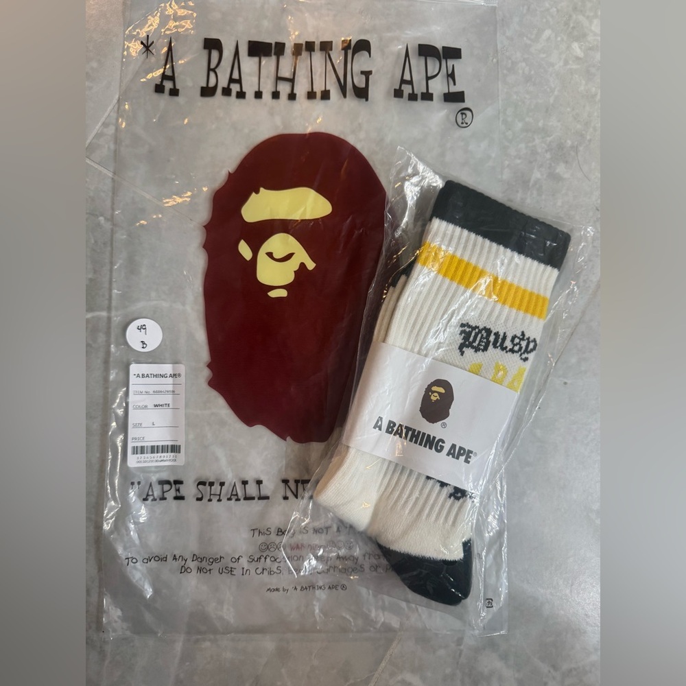 Brand new Bathing Ape Socks